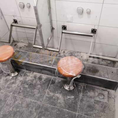 Paslanmaz Camli Abdesthane Bolme 1