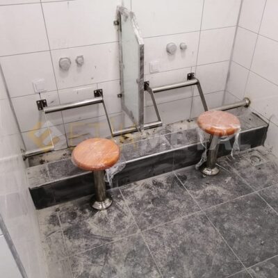 Paslanmaz Camli Abdesthane Bolme 5